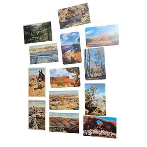Lot of 13 VTG Arizona Postcard Grand Canyon Painted Desert Sedona Linen Chrome